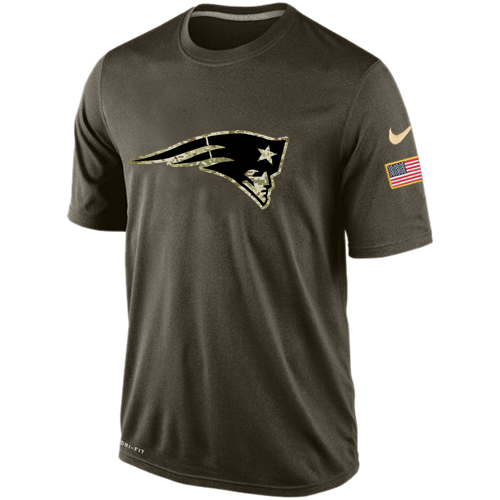 NFL New England Patriots Nike Olive Salute To Service KO Performance Dri-FIT T-Shirt